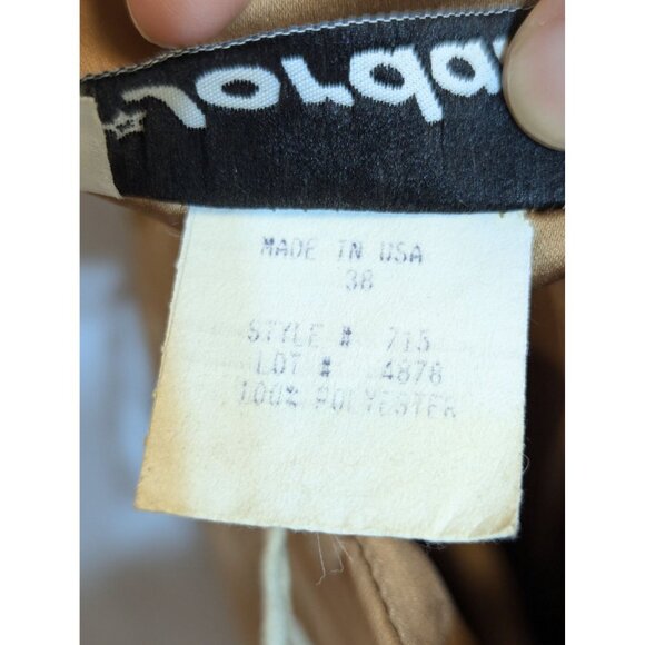 Vintage Jordan Tan Embroidered Corset Top & Skirt Set With Adjustable Straps & L - Picture 7 of 15